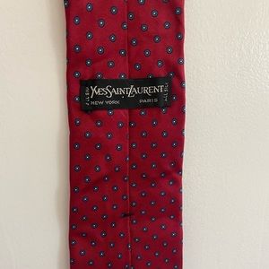 Yves Saint Laurent Red Tie